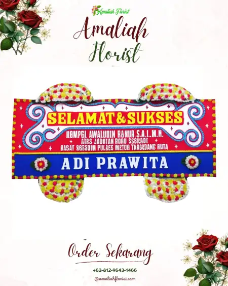 Papan Bunga Ucapan Selamat Kalis